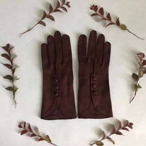 Vintage Wear Right Nuplex Suede Gloves